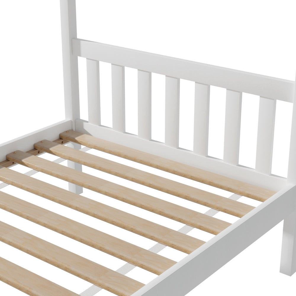 Kensington Kids Bed Base – White – Kids