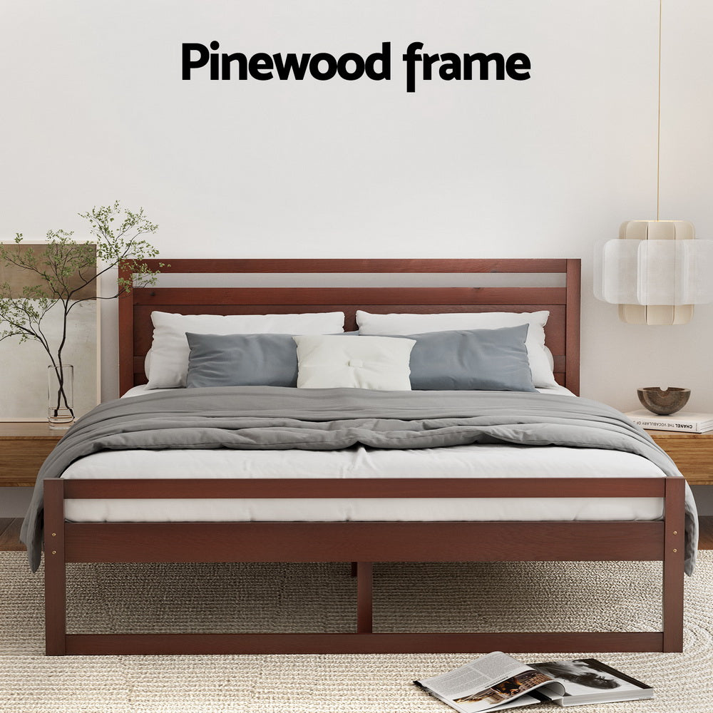 Witton Wooden Bed Frame – Walnut – Double