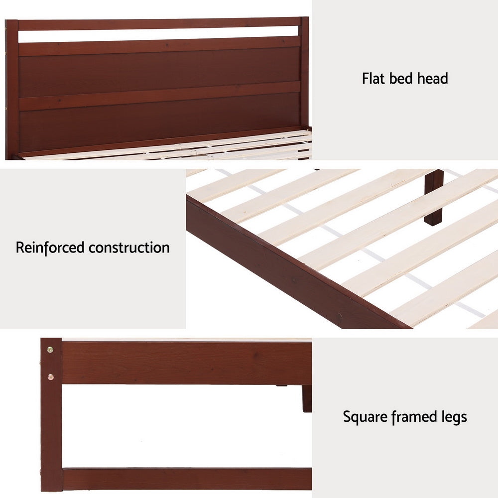 Witton Wooden Bed Frame – Walnut – Double