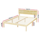 DOUBLE Size - Wooden Timber Base Mattress Platform