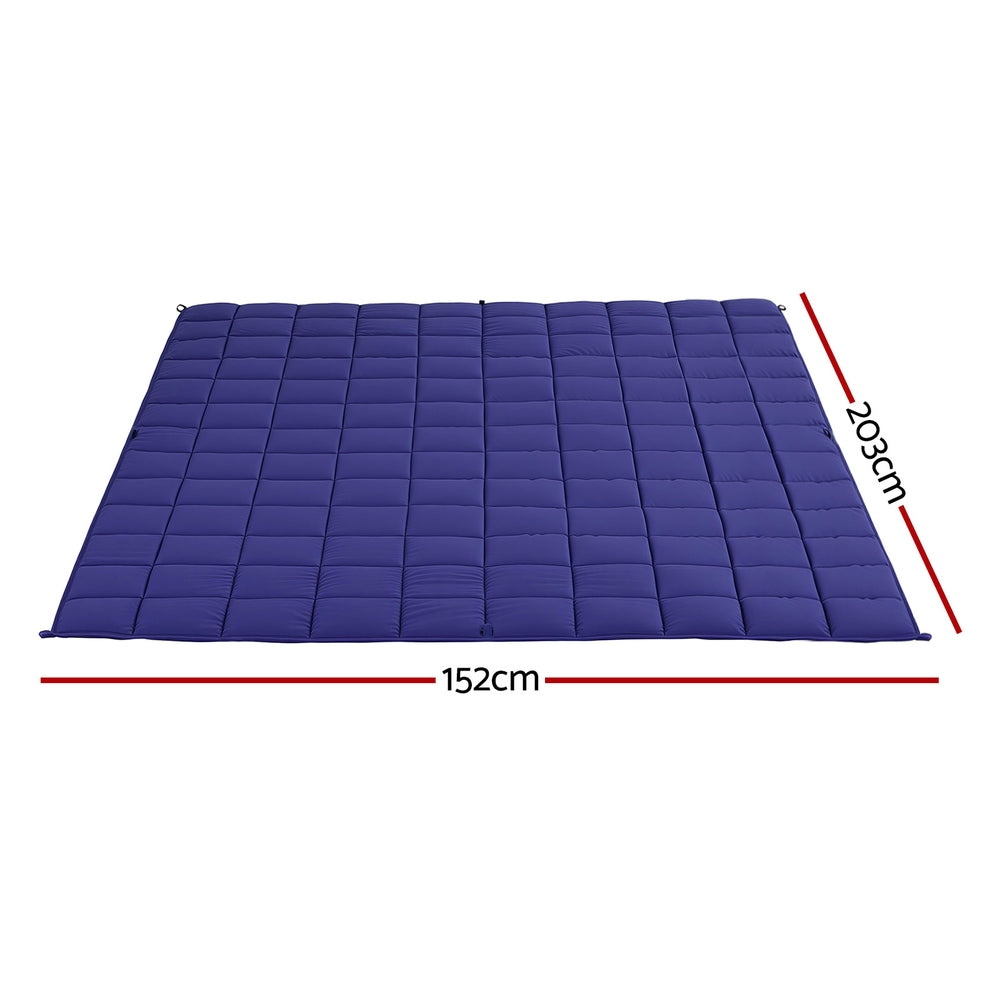 Serano Weighted Blanket – Blue – 11kg