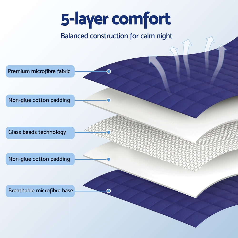 Serano Weighted Blanket – Blue – 11kg