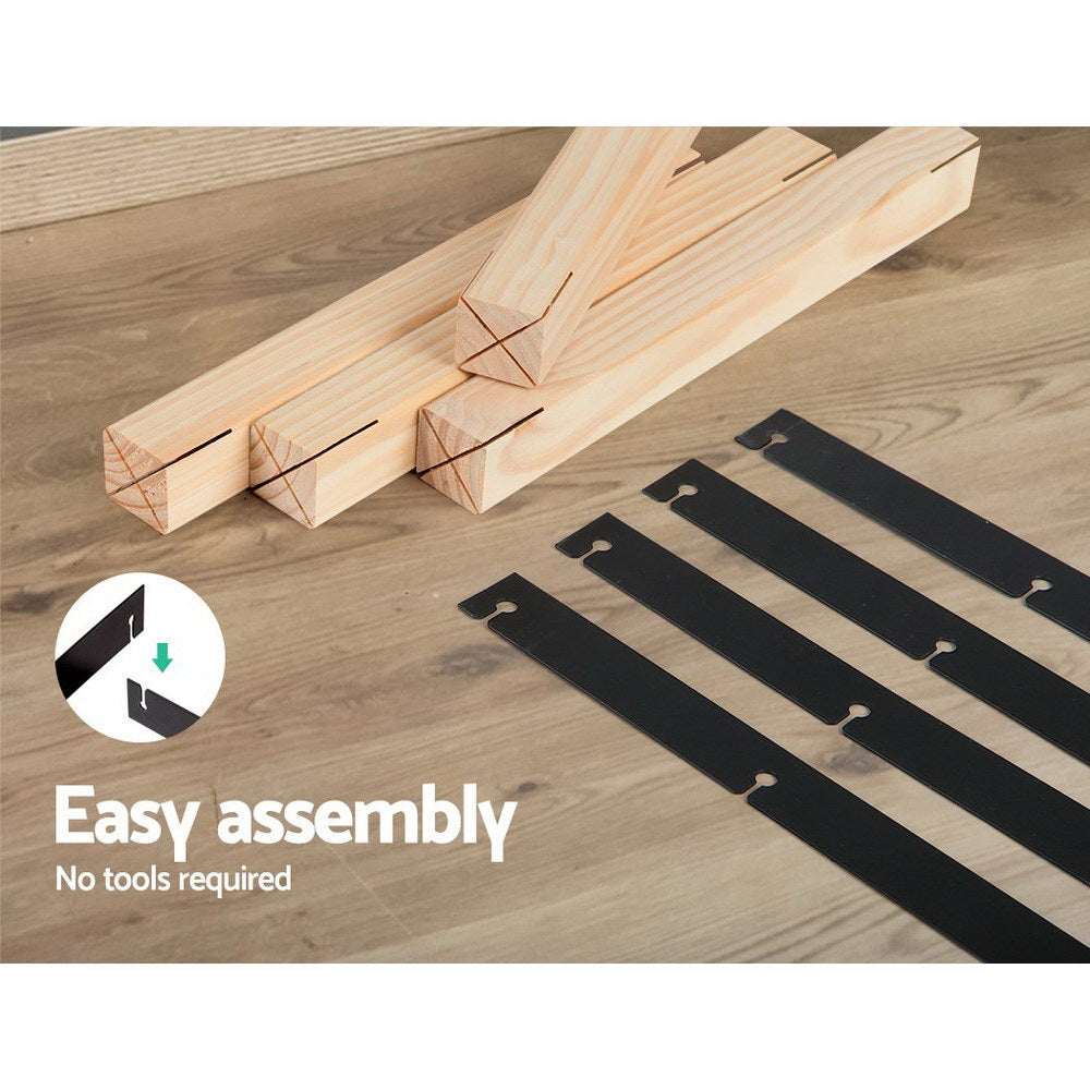 Alderon Timber Wine Rack – Natural – 12 Bottles