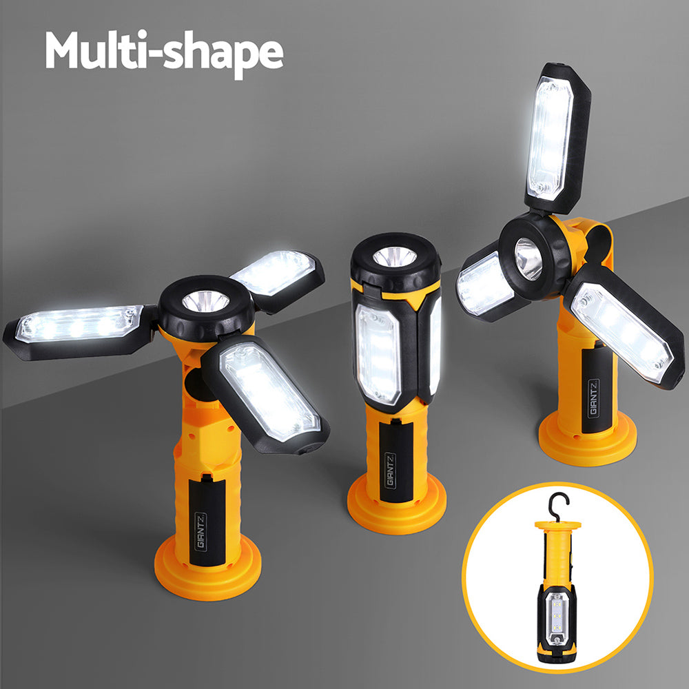 Beacon USB Rechargeable Work Light – Yellow – Foldable