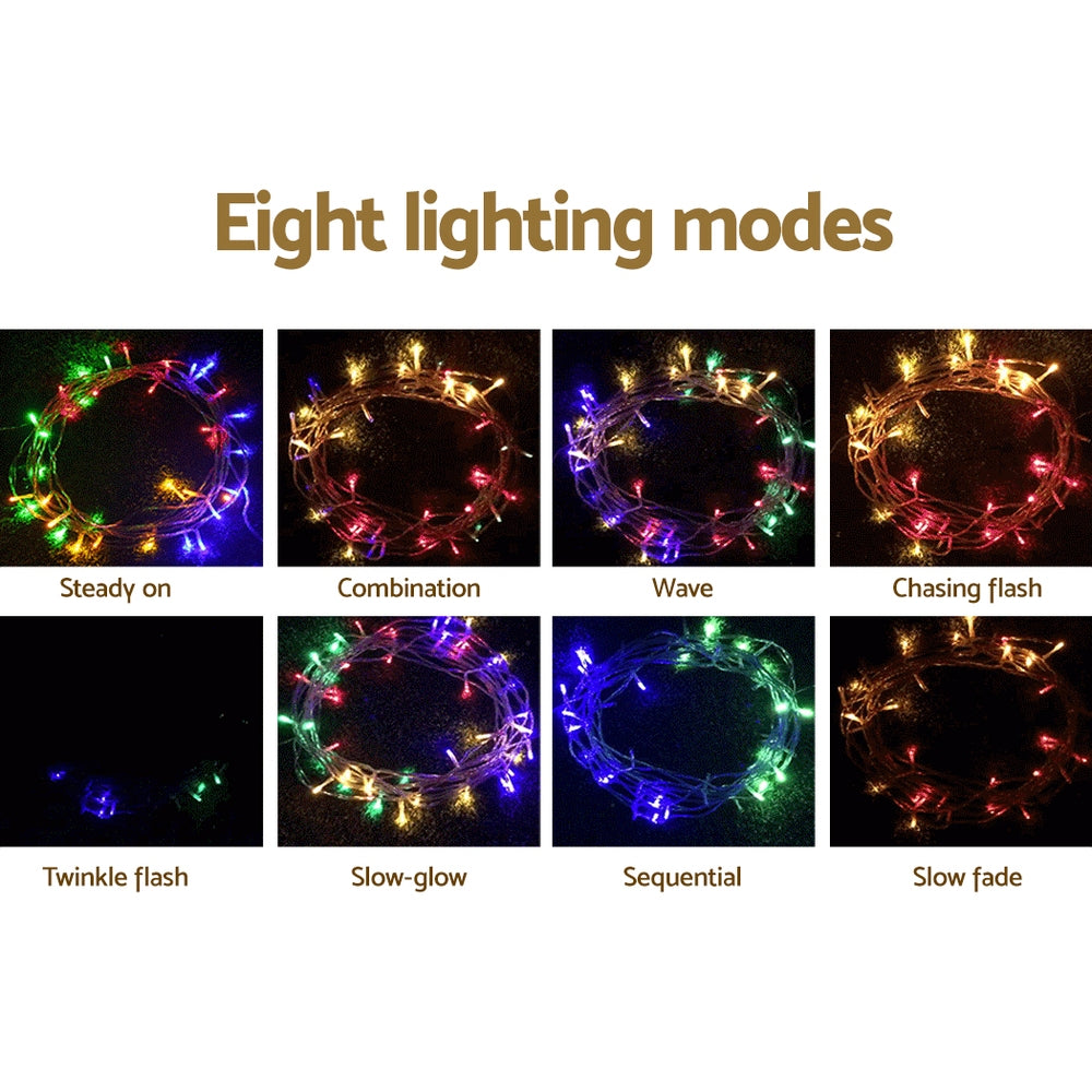 Festiva LED Christmas Icicle Lights – Multi – 800 LED