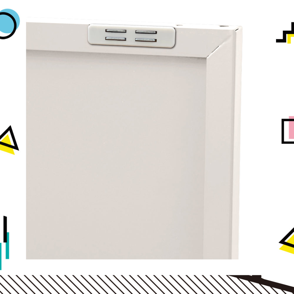 Base Metal Storage Cabinet – White – 100 cm