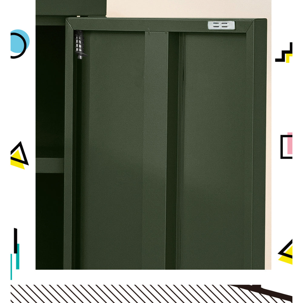 Sweetheart Metal Storage Cabinet – Green – 80 cm