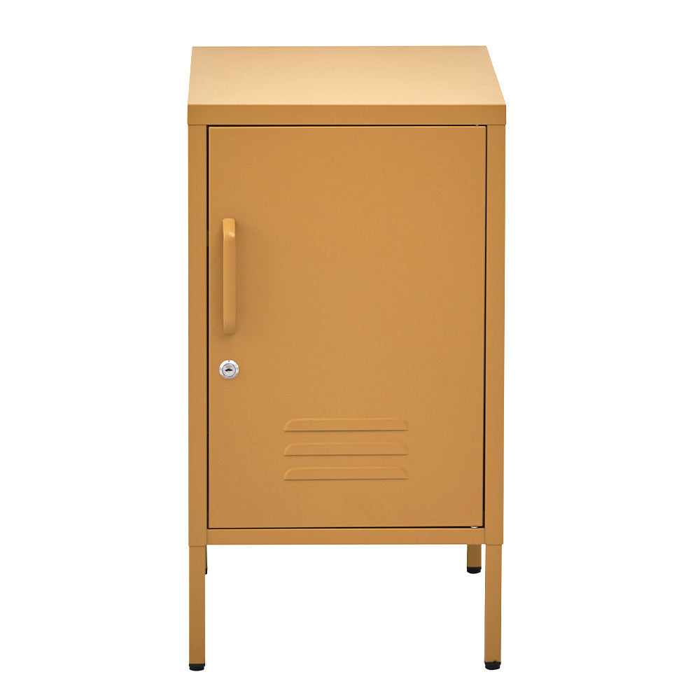 Amber Metal Storage Cabinet – Yellow – 38 cm