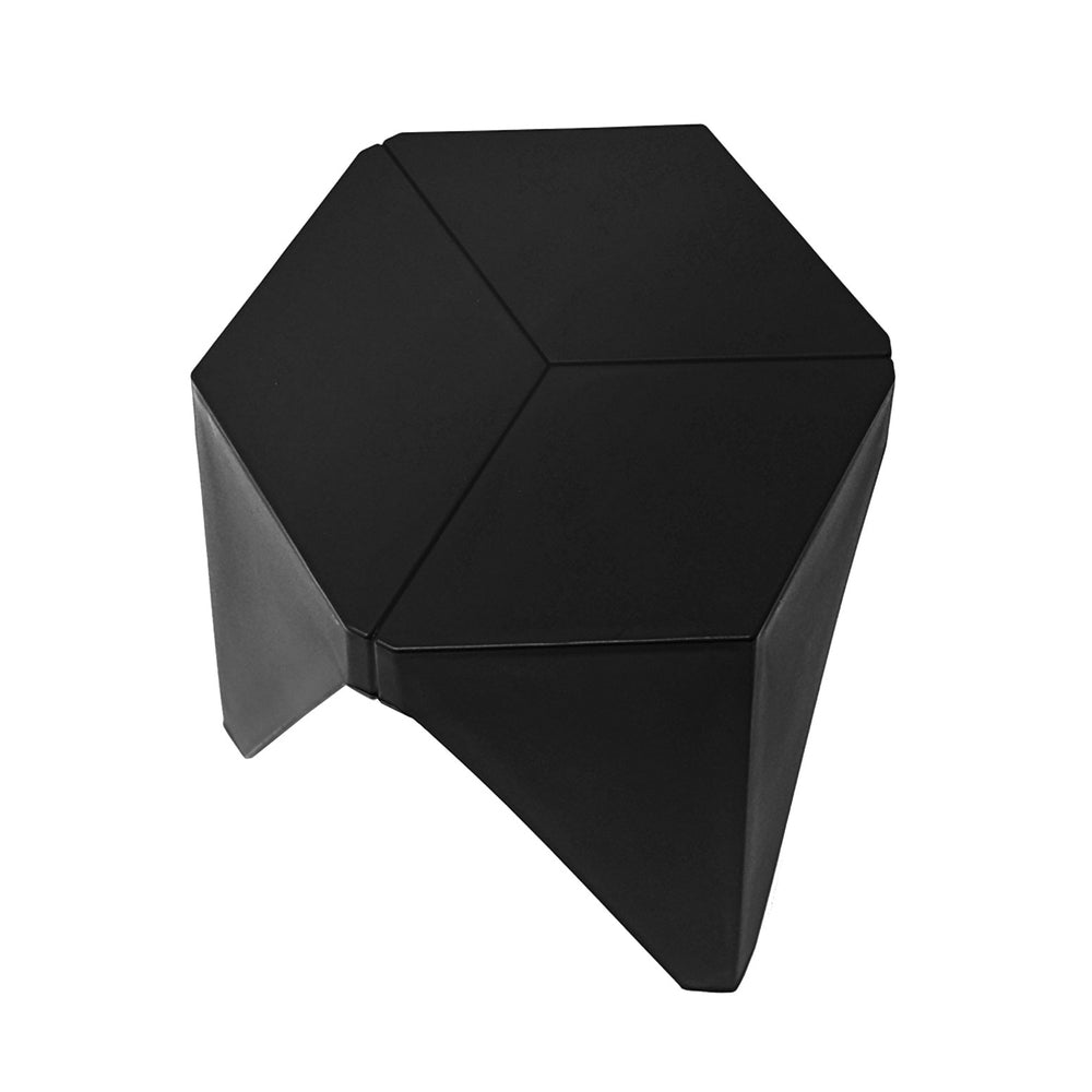Arlo Puzzle Stackable Stools – Black – Set of 4