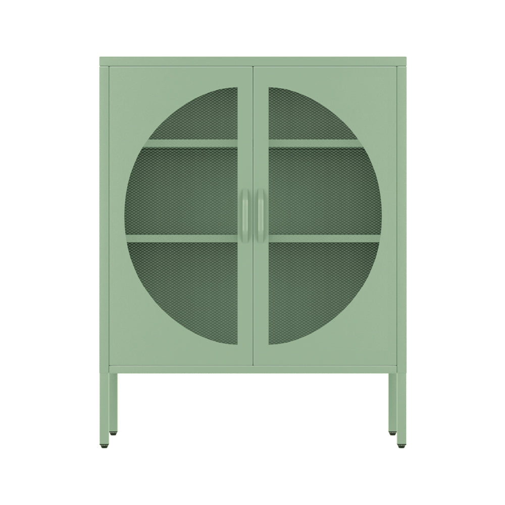 Elsa Metal Sideboard – Green – 80 cm