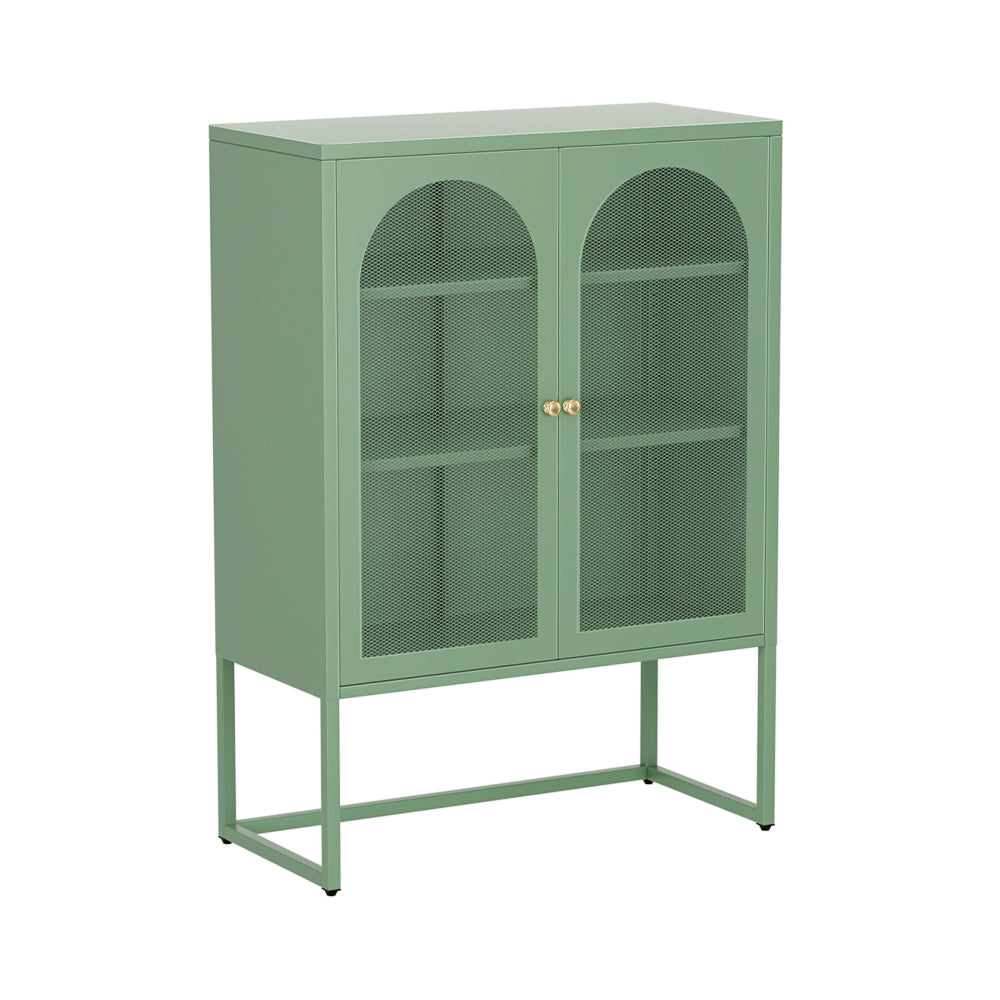 Elma Metal Sideboard – Green – 85 cm