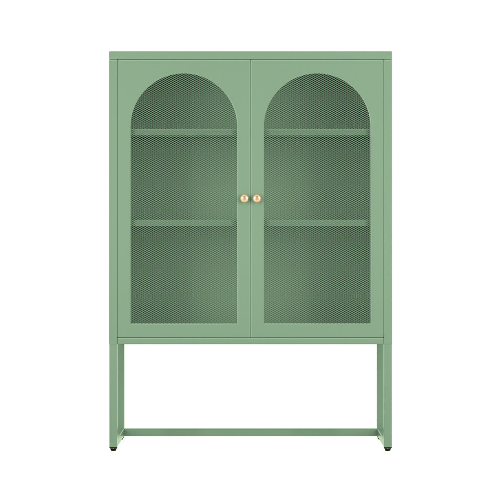 Elma Metal Sideboard – Green – 85 cm