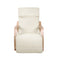 Rocking Armchair with Footrest - Beige