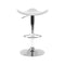 Set of 4 - Swivel Bar Stools - White