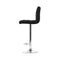 Set of 4  - Gas lift Swivel Bar Stools - Steel and Black