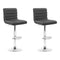 Artiss Set of 2 Bar Stools Kitchen Stool Dining Chairs Grey