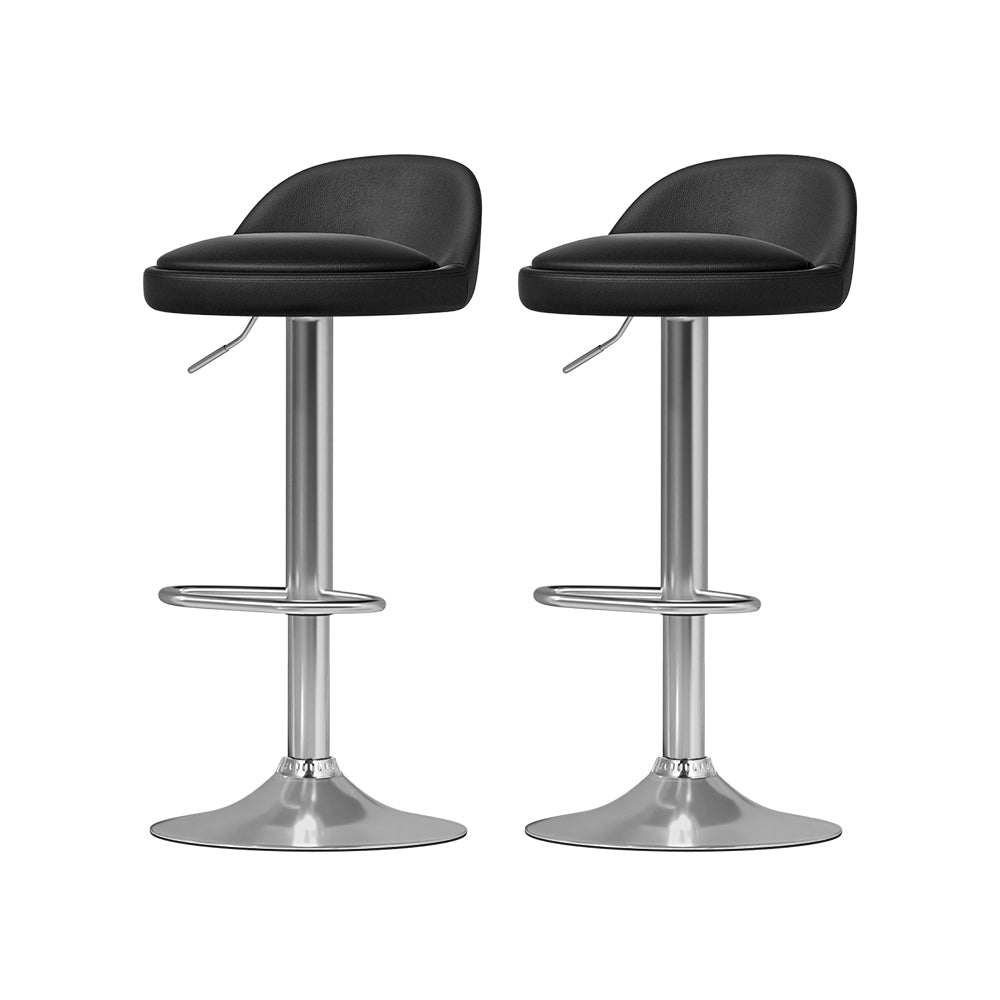 Haven Gas Lift Bar Stools – Black – Set of 4