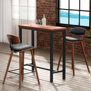 Bar Table and Stools Set Dining Desk Kitchen Chairs Cafe Pub