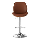 Linden Bentwood Bar Stools – Brown / Wood – Set of 2