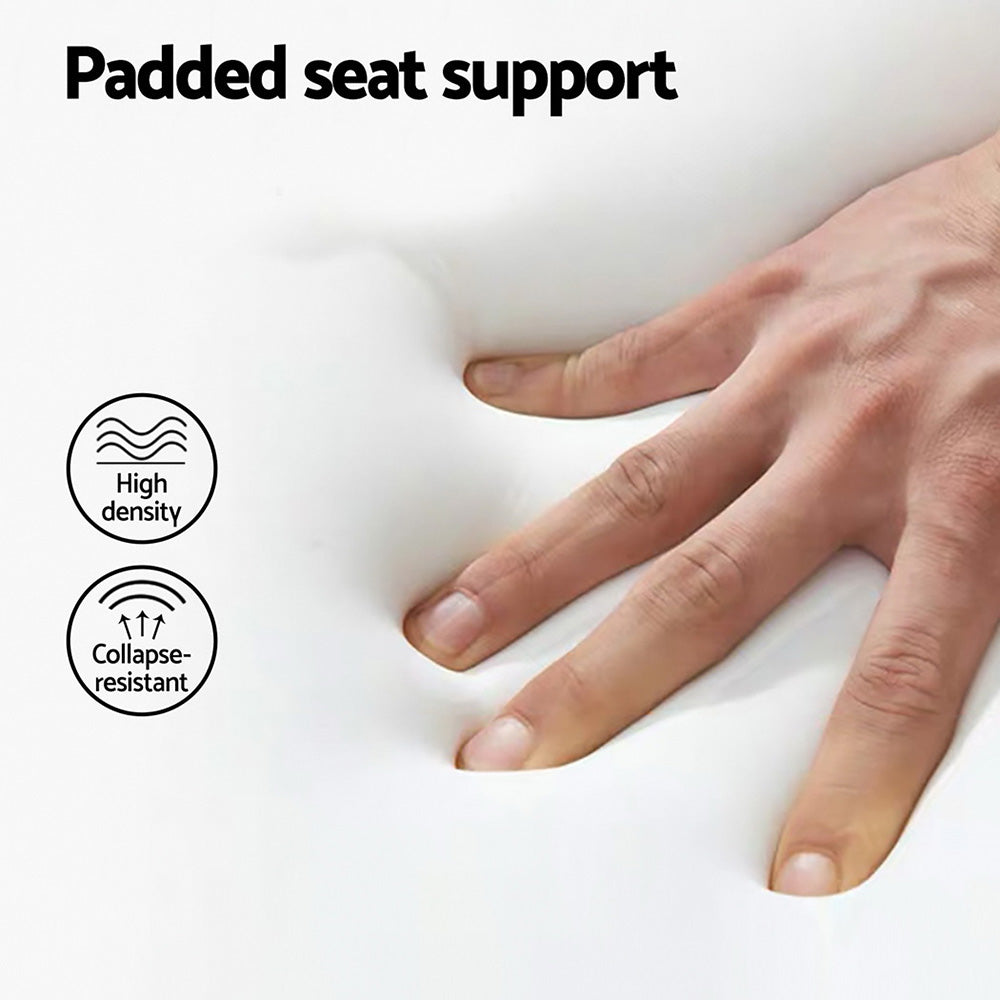 Marston Rattan Counter Stools – Beige – Set of 2