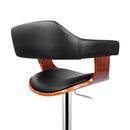 Wooden Bar Stool - Black and Wood