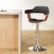 Wooden Bar Stool - Black and Wood