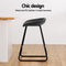 2 x Leather Metal Bar Stools – Kitchen Counter, Classic Finish