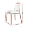 Set of 4 - Dining Chairs - White