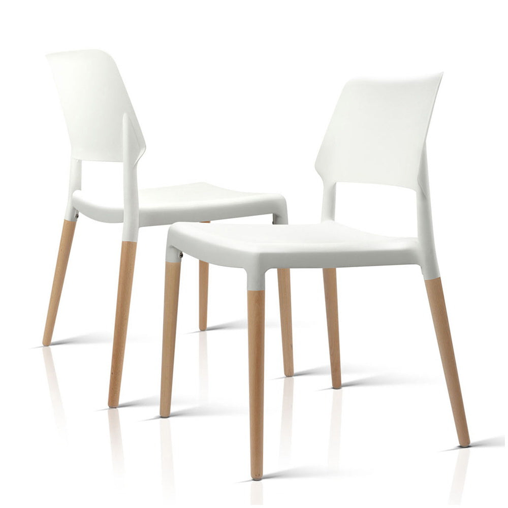 Belloch Replica Dining Chairs – White – Set of 4