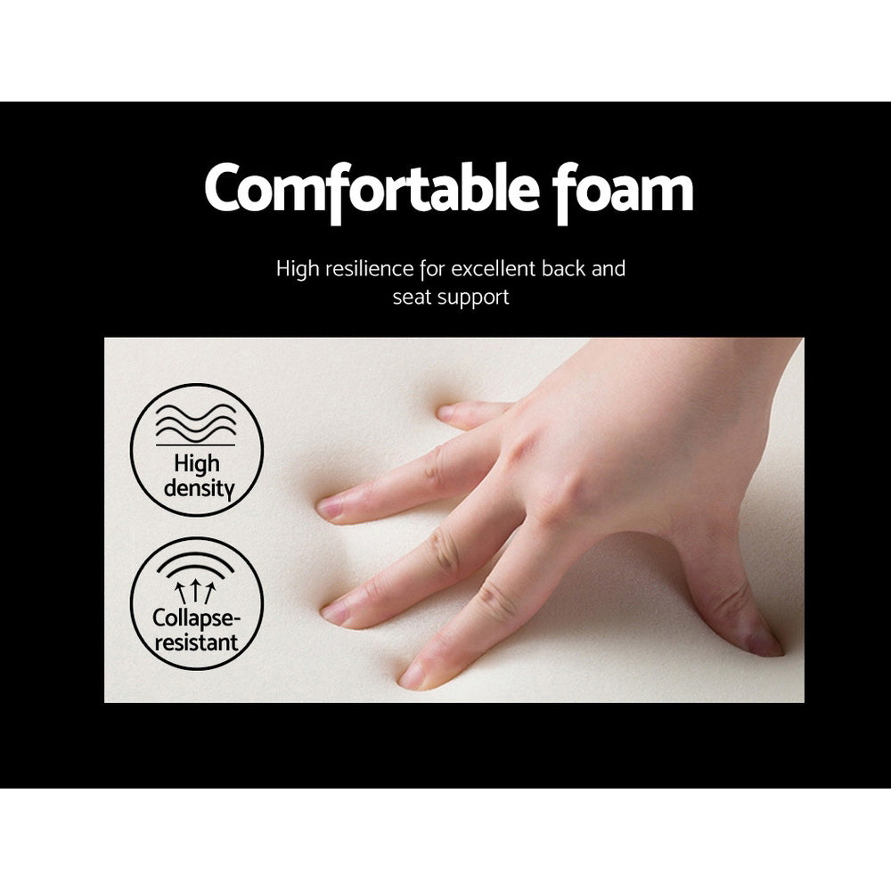 Retro Dining Chairs – Fabric – Set of 2