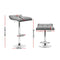 4 x Linen Bar Stools – Padded with Gas Lift