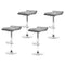 4 x Linen Bar Stools – Padded with Gas Lift