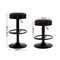 Set of 2 - Gas Lift Bar Stools - Black