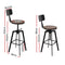 Vintage Adjustable Metal Bar Stool