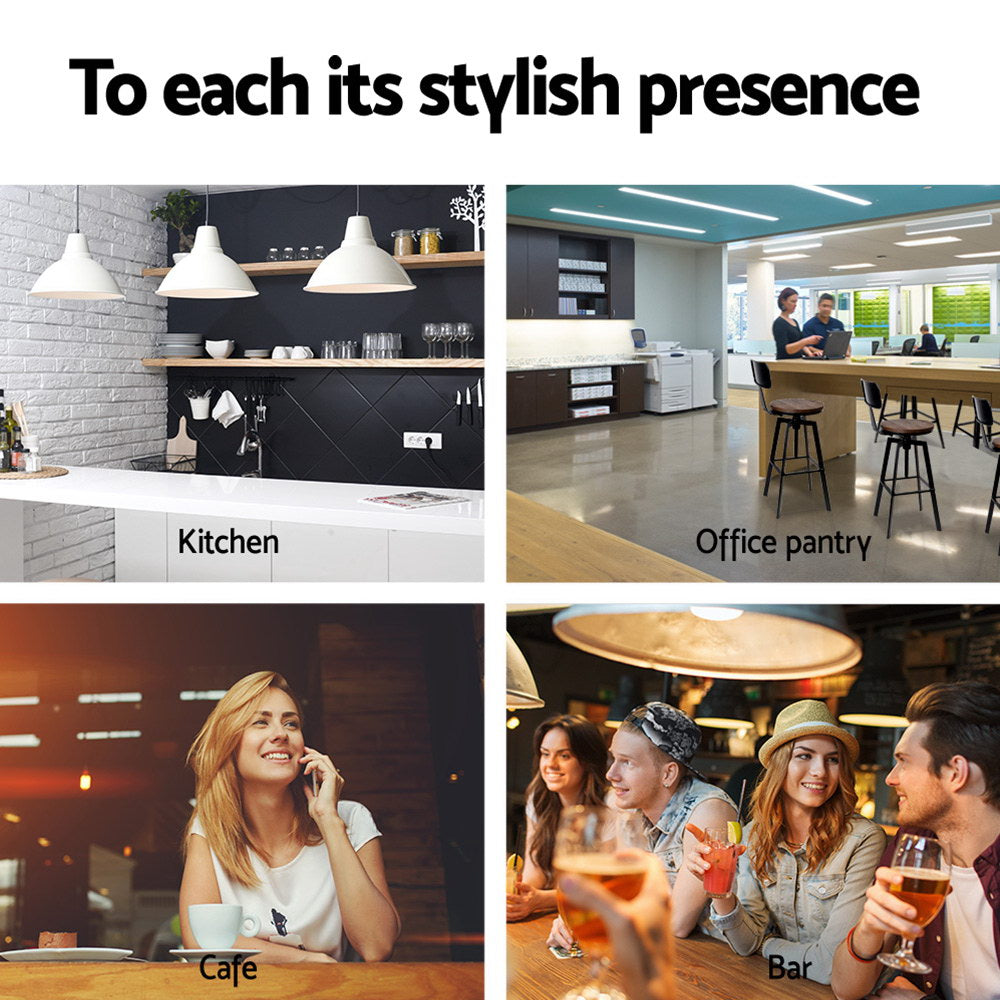 Fioro Vintage Bar Stool with Backrest – Black – 79.5 cm