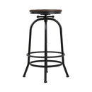 Adjustable Wooden Bar Stool