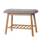 Fabric Shoe Rack Bench – 2 Pair Capacity