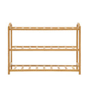 3 Tier Bamboo Shoe Rack Organizer