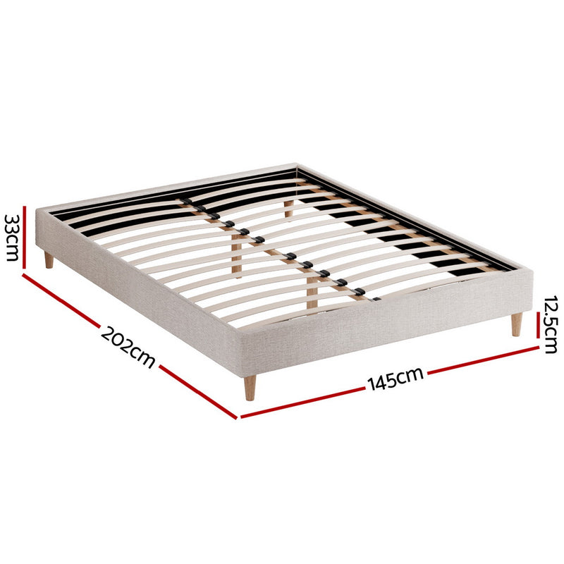 DOUBLE Size - Premium Fabric Bed Frame