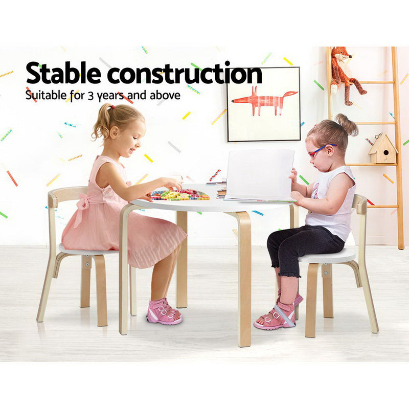 3 PCS Kids Table & Chairs Set
