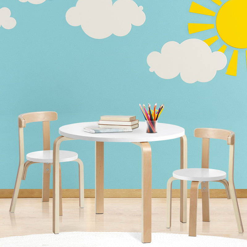 3 PCS Kids Table & Chairs Set