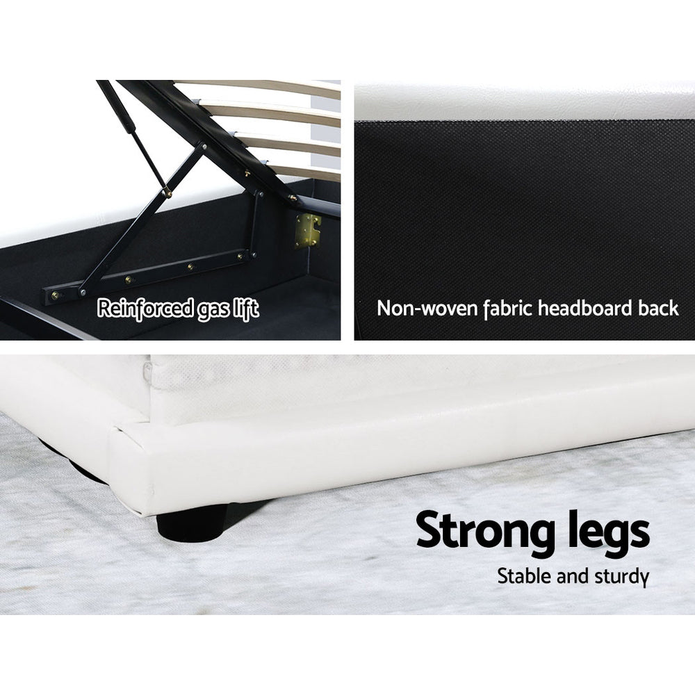 North Bed Base – White – Queen