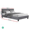 DOUBLE Size - Fabric Bed Frame - Grey