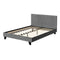 DOUBLE Size - Fabric Bed Frame - Grey