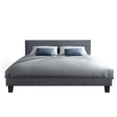 DOUBLE Size - Fabric Bed Frame - Grey