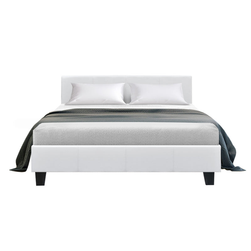 DOUBLE Size - Classic Bed Frame - White