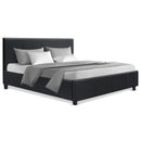 Artiss Bed Frame Queen Size Charcoal NEO