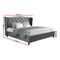 DOUBLE Size - Tufted Bed Frame - Grey