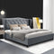 DOUBLE Size - Tufted Bed Frame - Grey