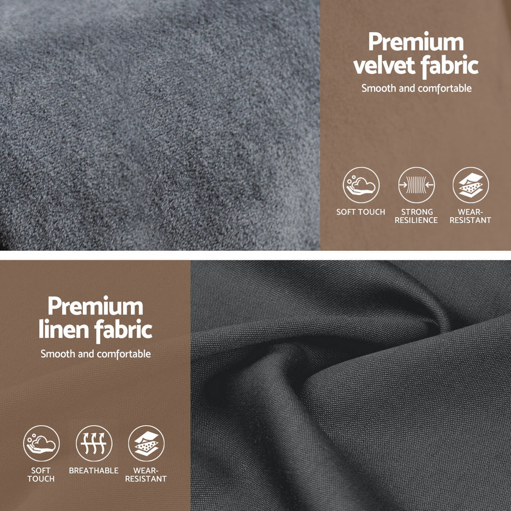 Kairo Gas Lift Bed Frame – Grey – Queen